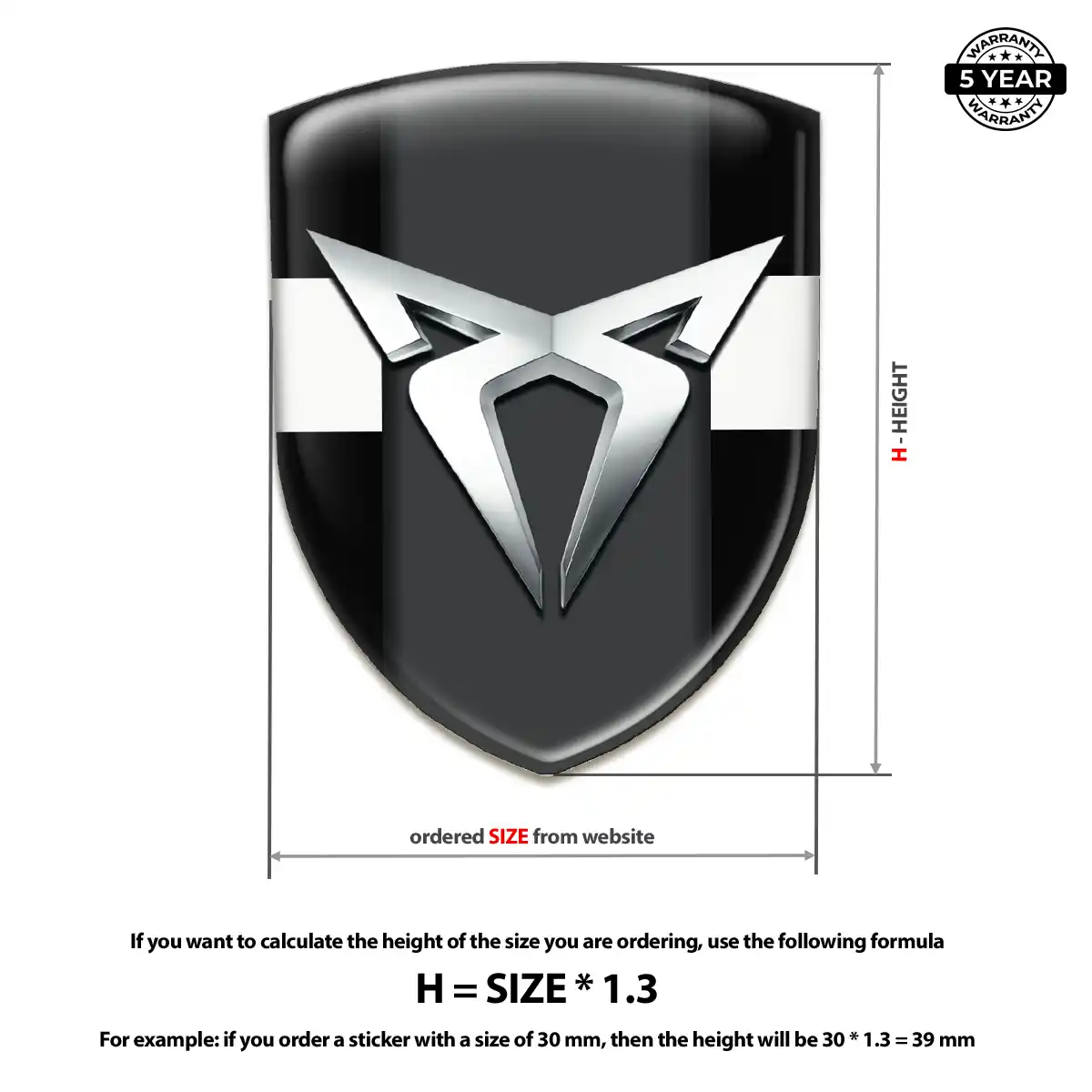 Cupra Emblem Shield Refined Design
