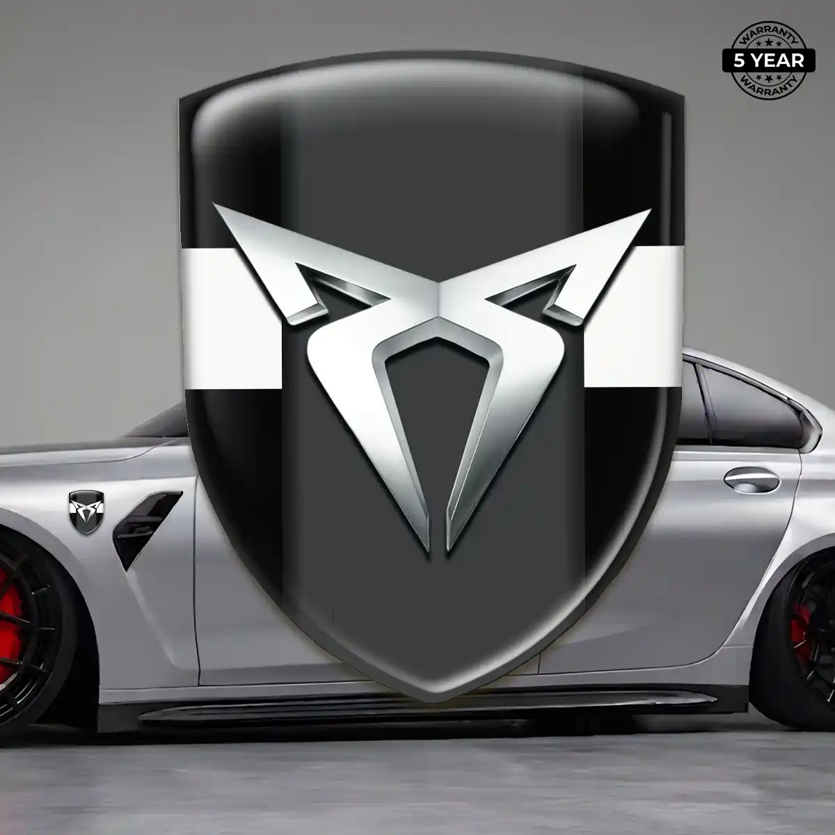 Cupra Emblem Shield Refined Design