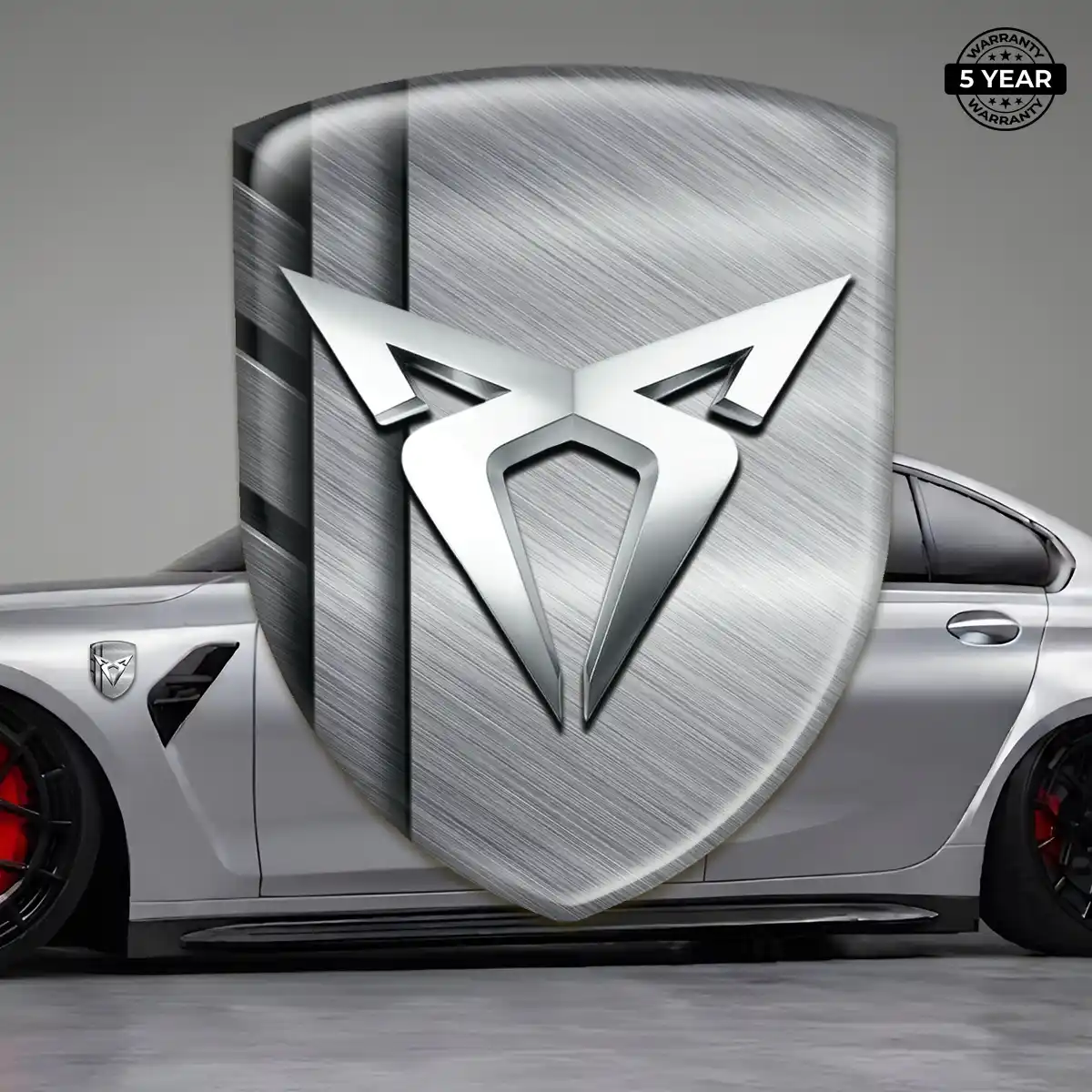 Cupra Emblem Shield Sleek Style