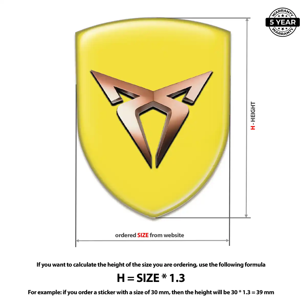 Cupra Emblem Signature Grade
