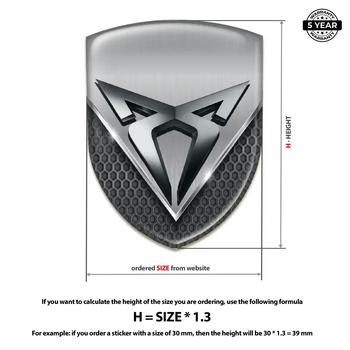 Cupra Emblem Silicone Prestige Line