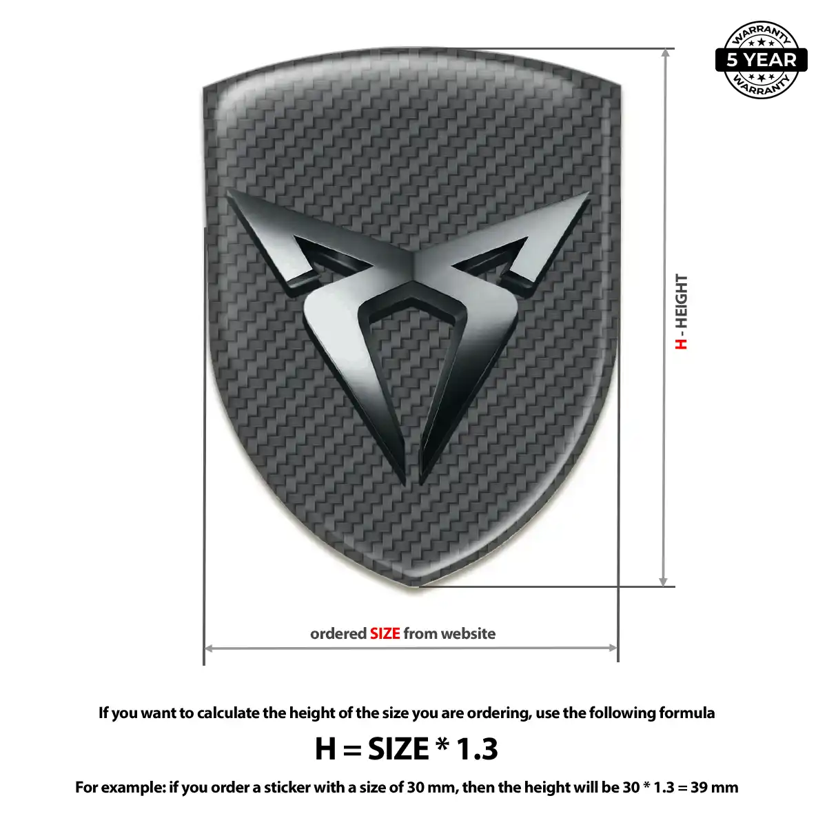 Cupra Emblem Silicone Refined Design