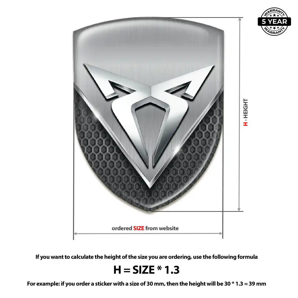 Cupra Emblem Silicone Signature Grade
