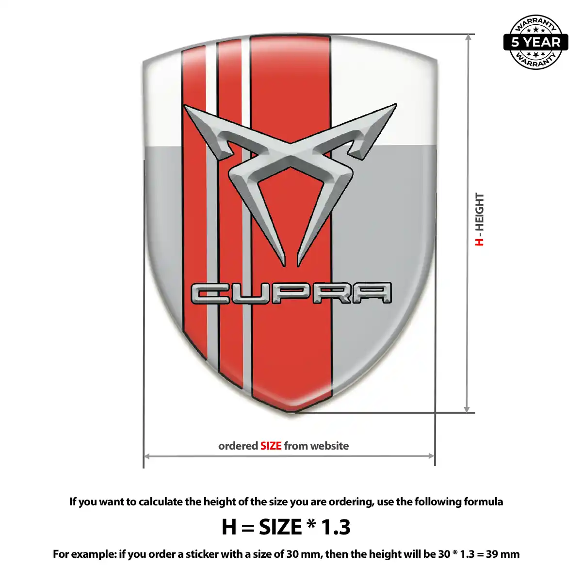 Cupra Emblem Silicone Sleek Style