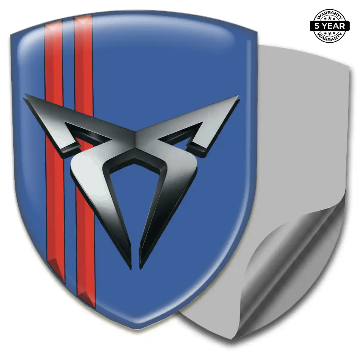 Cupra Epoxy Domed Sticker Elite Finish