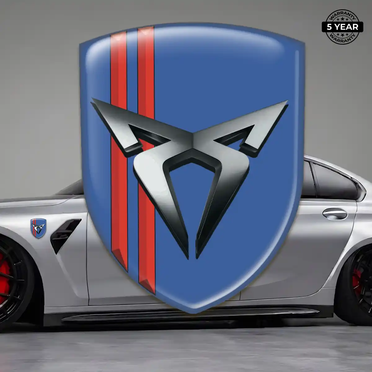 Cupra Epoxy Domed Sticker Elite Finish