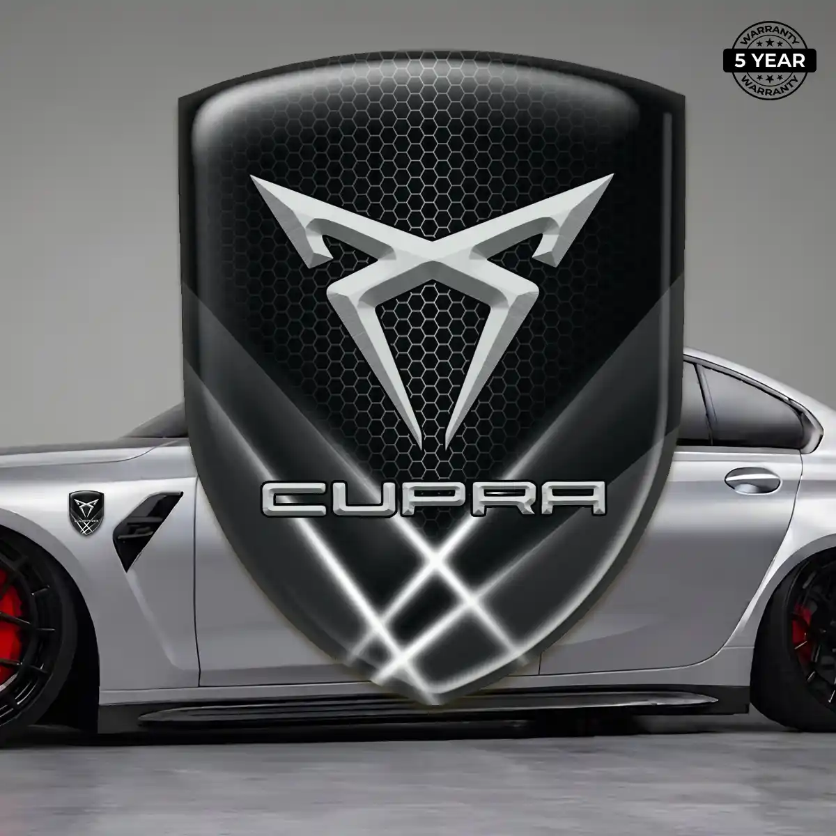 Cupra Epoxy Domed Sticker Signature Grade