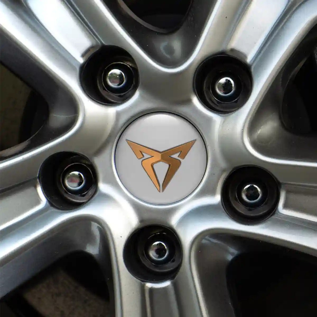 Cupra Epoxy Sticker Stylish Design