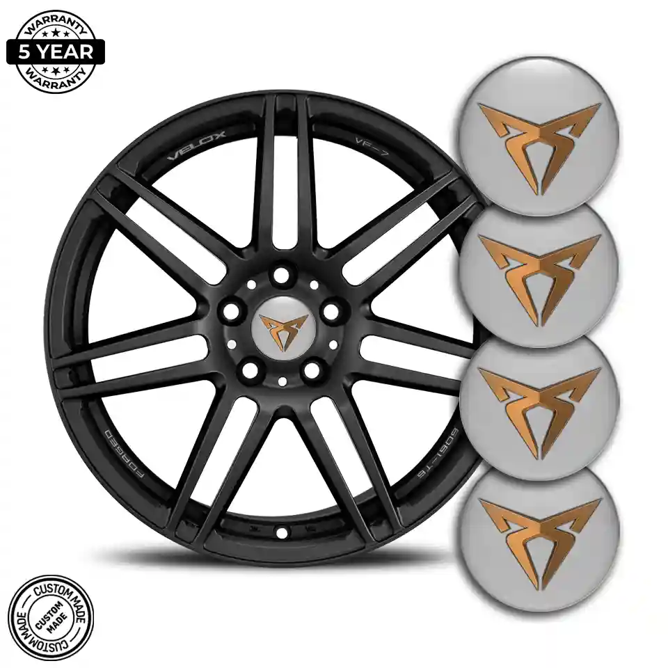 Cupra Epoxy Sticker Stylish Design