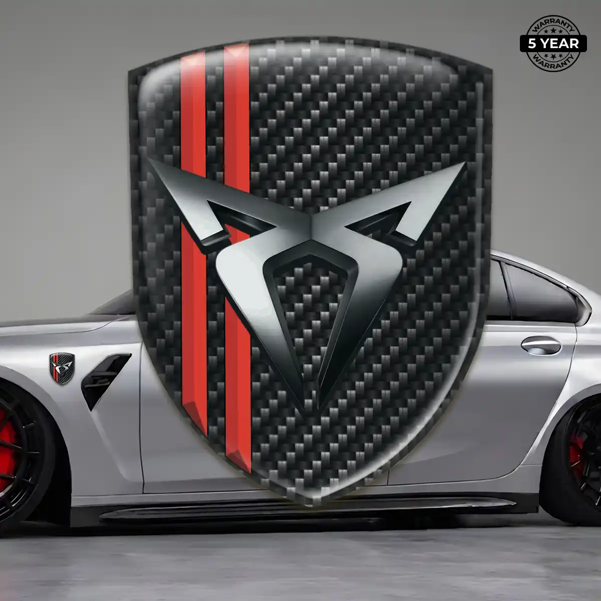 Cupra Gel Badge Sticker Elite Finish