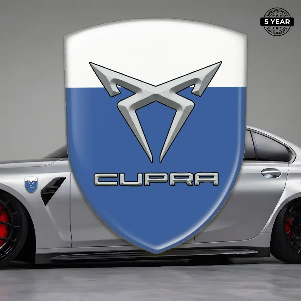 Cupra Gel Badge Sticker Prime Quality