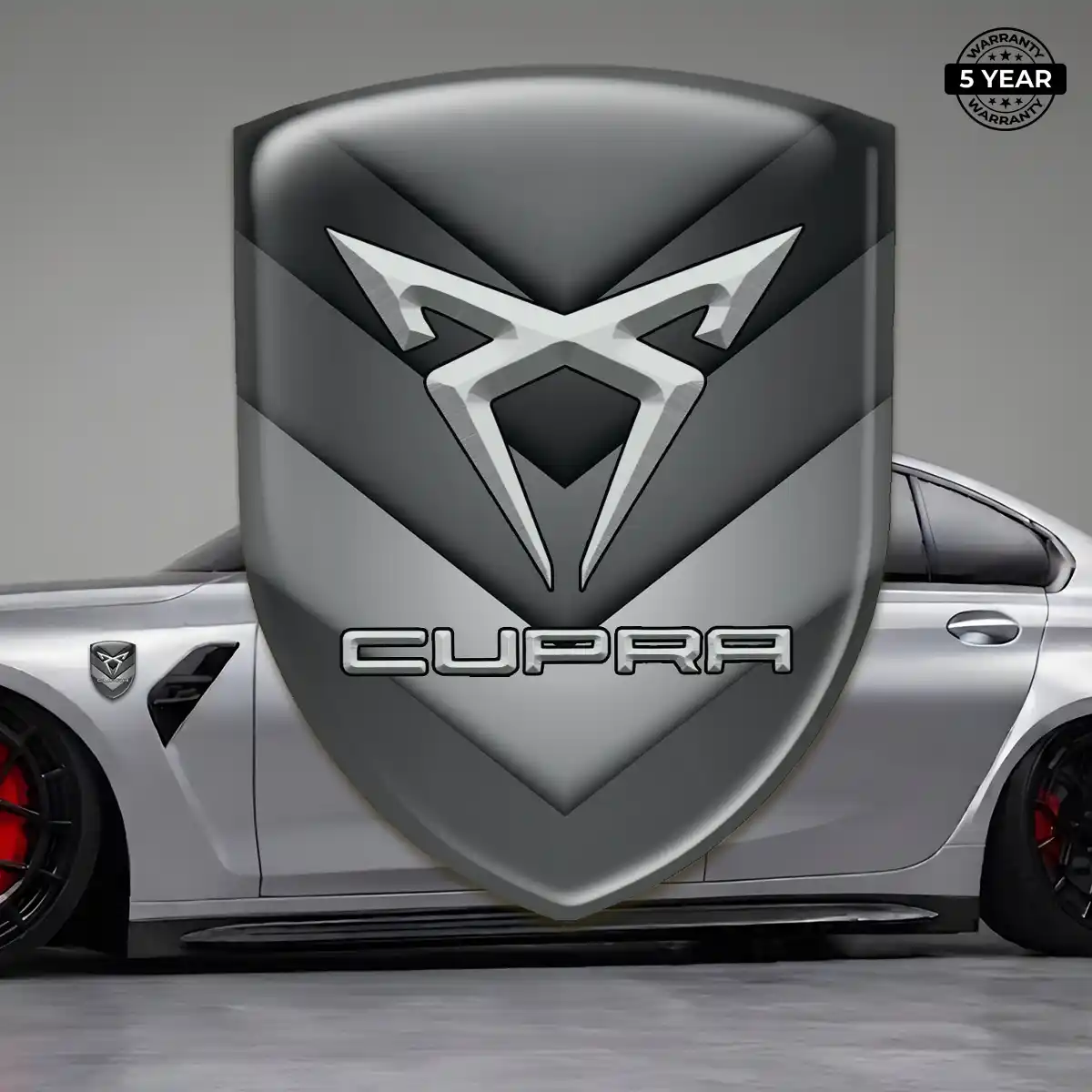 Cupra Gel Badge Sticker Refined Design