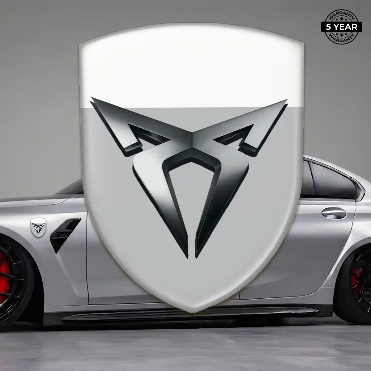 Cupra Gel Badge Sticker Sleek Style