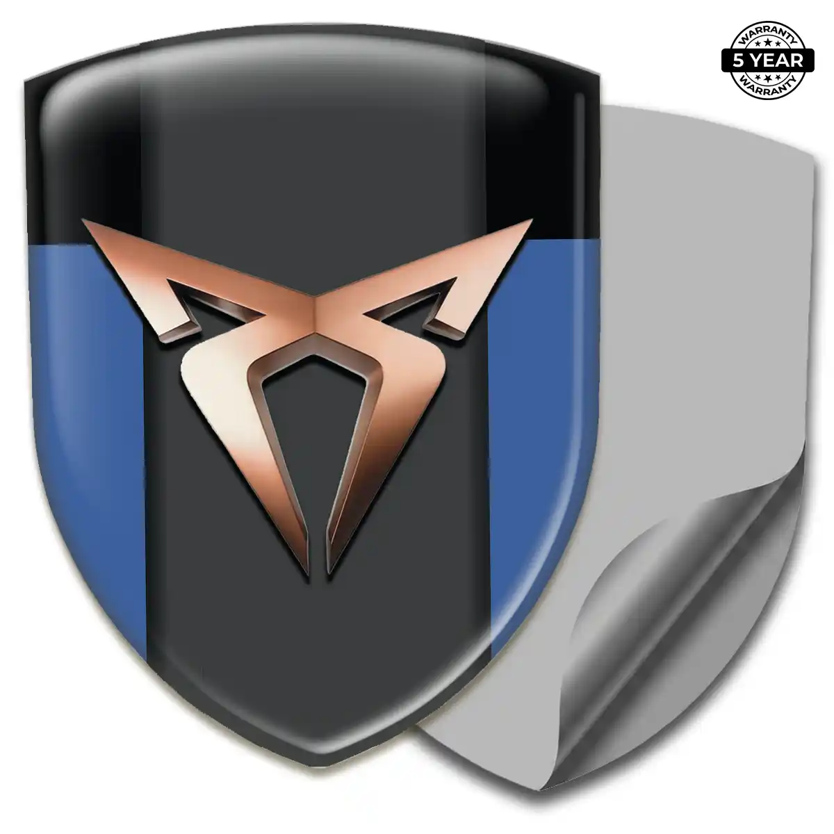 Cupra Gel Emblem Sticker Elite Finish