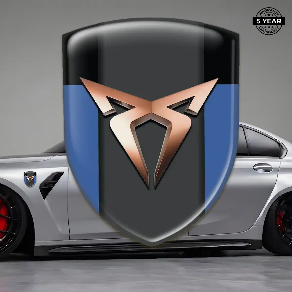 Cupra Gel Emblem Sticker Elite Finish