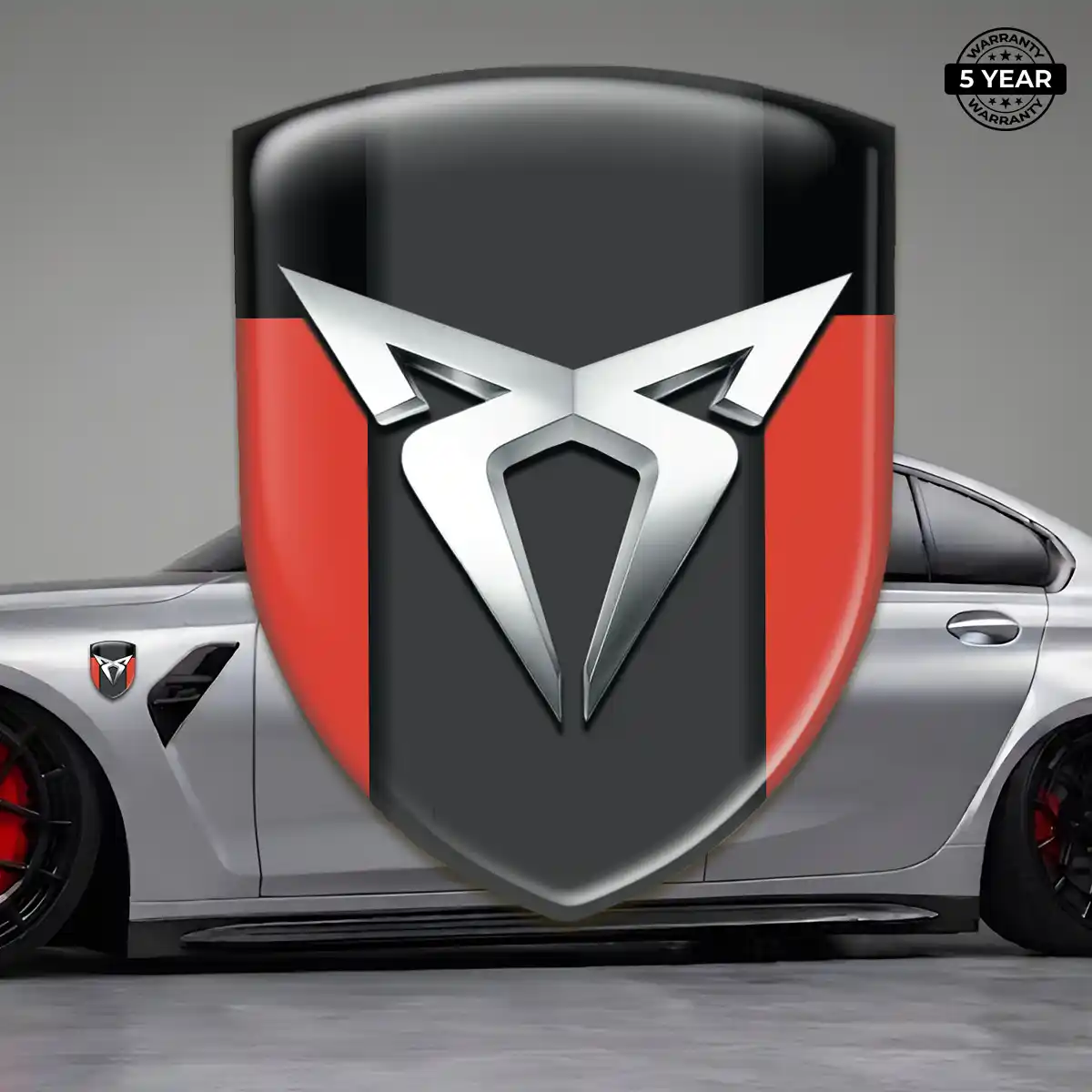 Cupra Gel Emblem Sticker Prime Quality