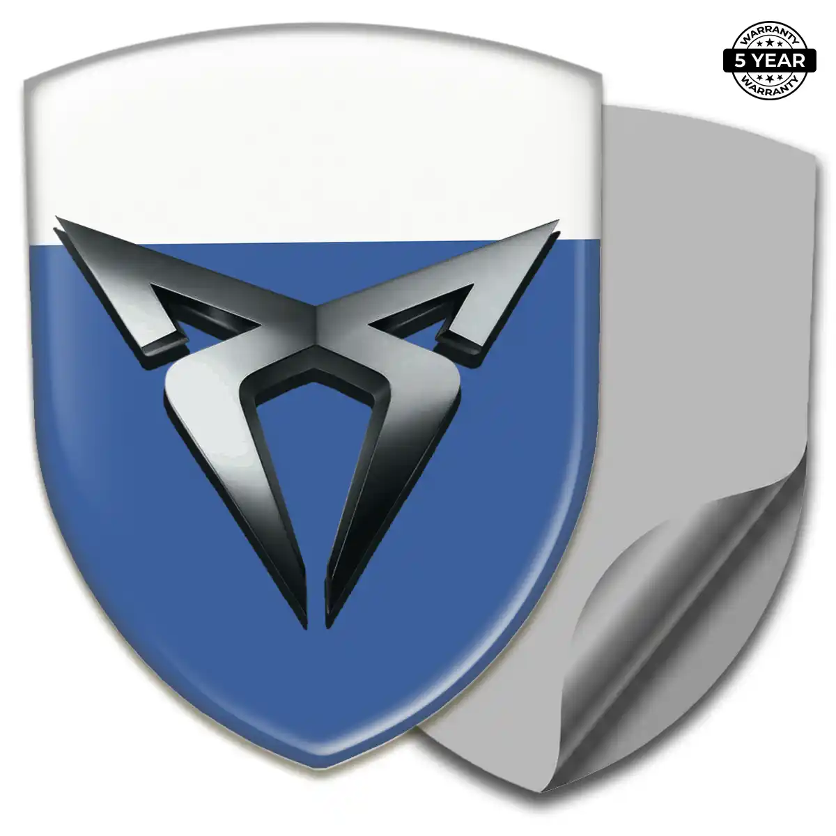 Cupra Gel Emblem Sticker Refined Design