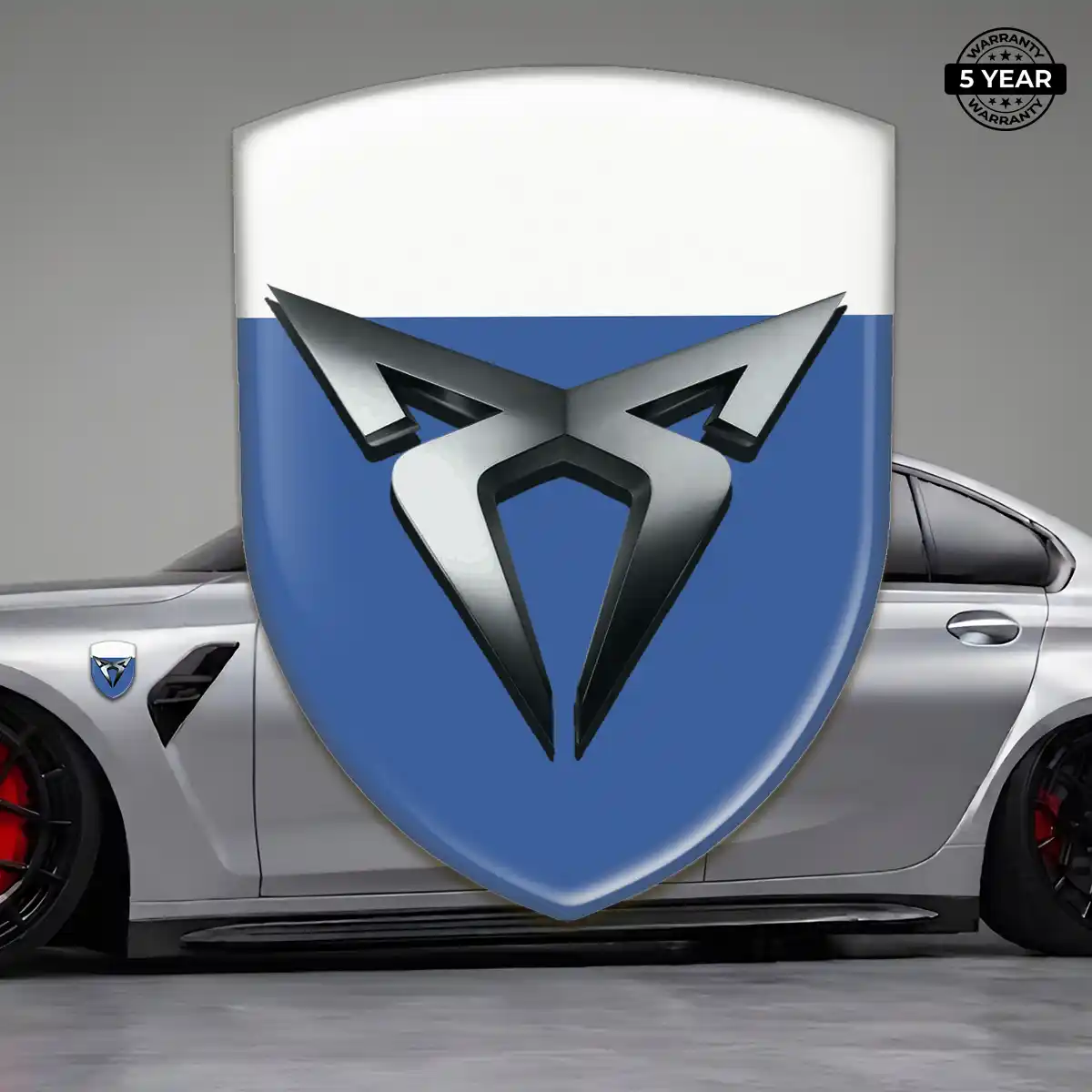 Cupra Gel Emblem Sticker Refined Design