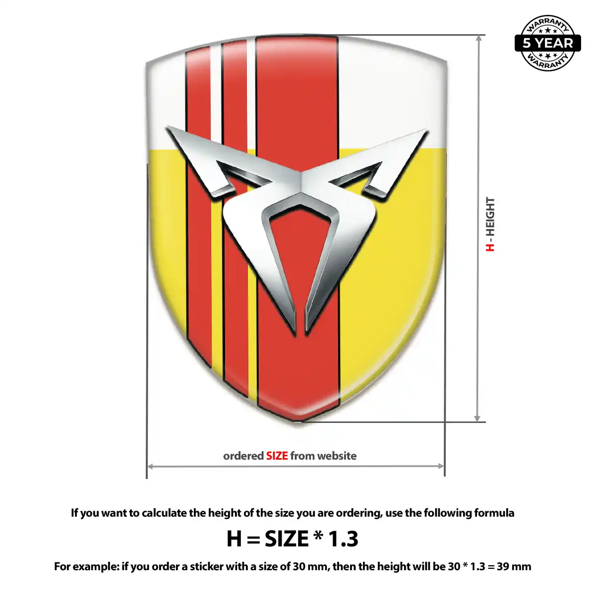 Cupra Logo Badge Refined Design
