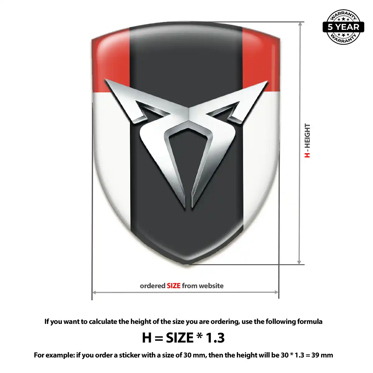 Cupra Logo Badge Signature Grade