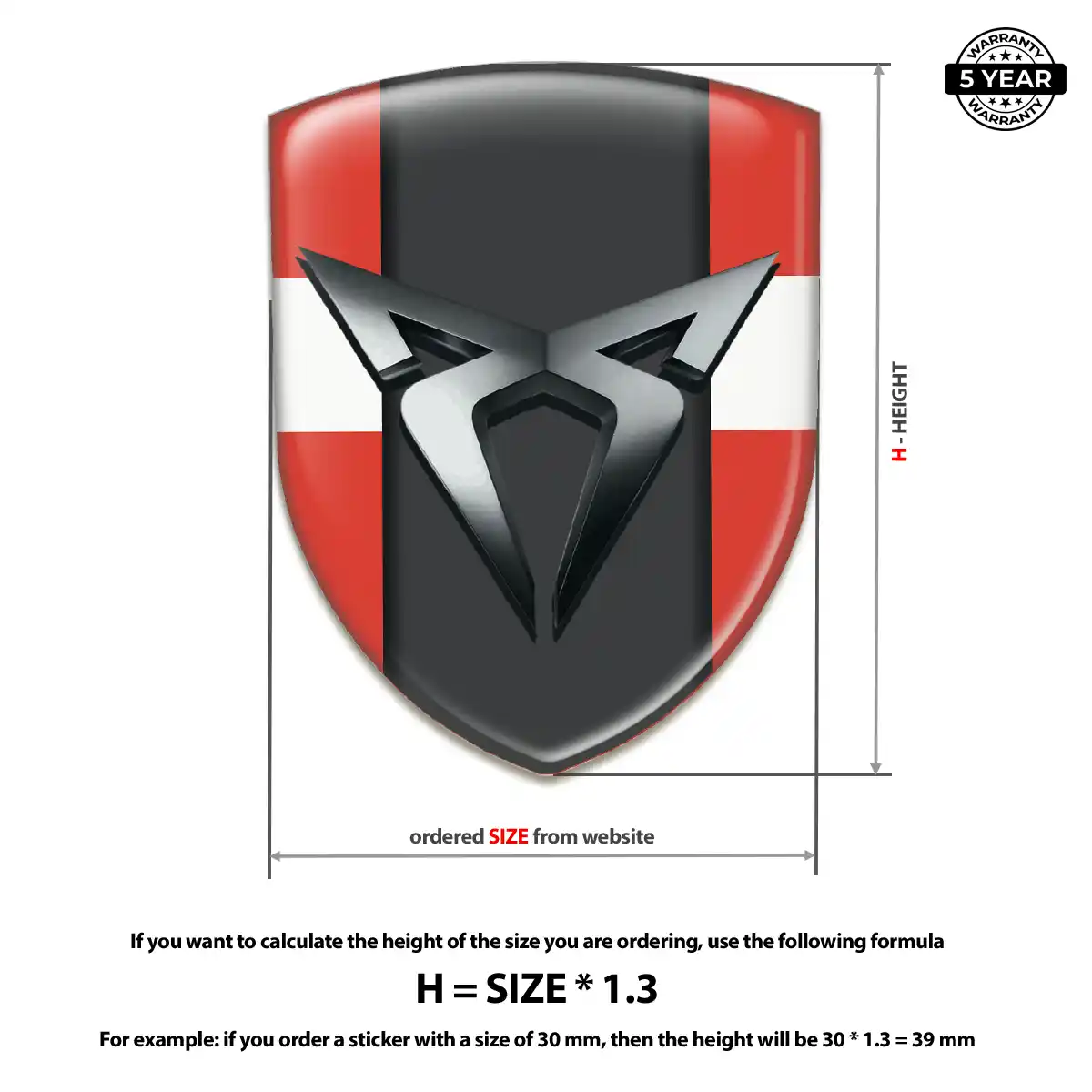 Cupra Logo Badge Sleek Style