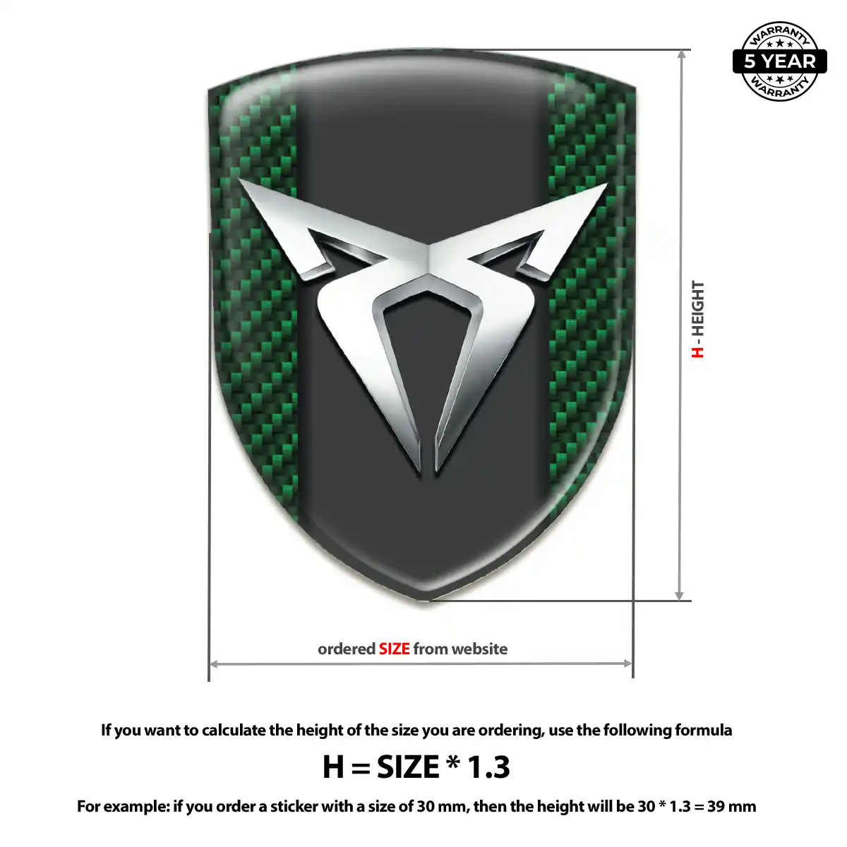 Cupra Logo Emblem Superior Craft