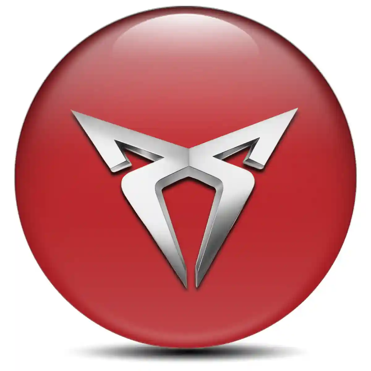 Cupra Logo Silicone Emblem Self-Adhesive High Quality