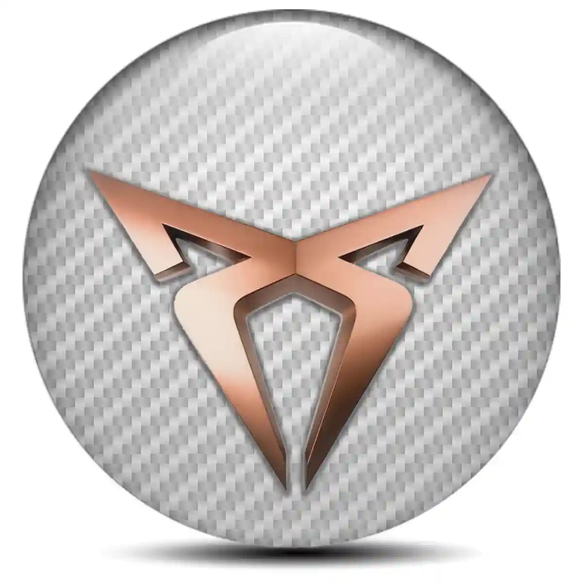 Cupra Logo Silicone Emblem Self-Adhesive Premium Edition