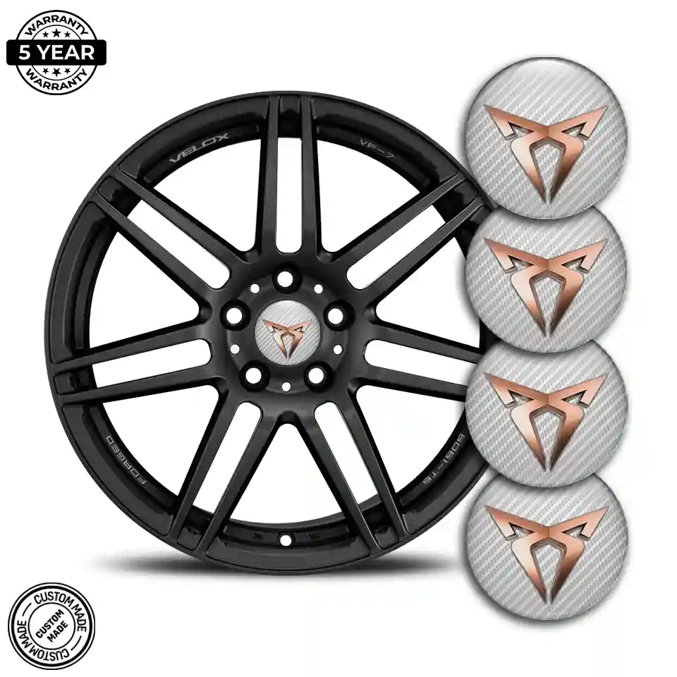 Cupra Logo Silicone Emblem Self-Adhesive Premium Edition
