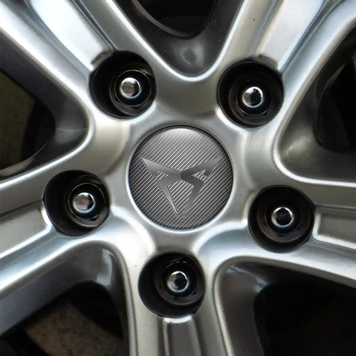 Cupra Logo Silicone Sticker High Quality