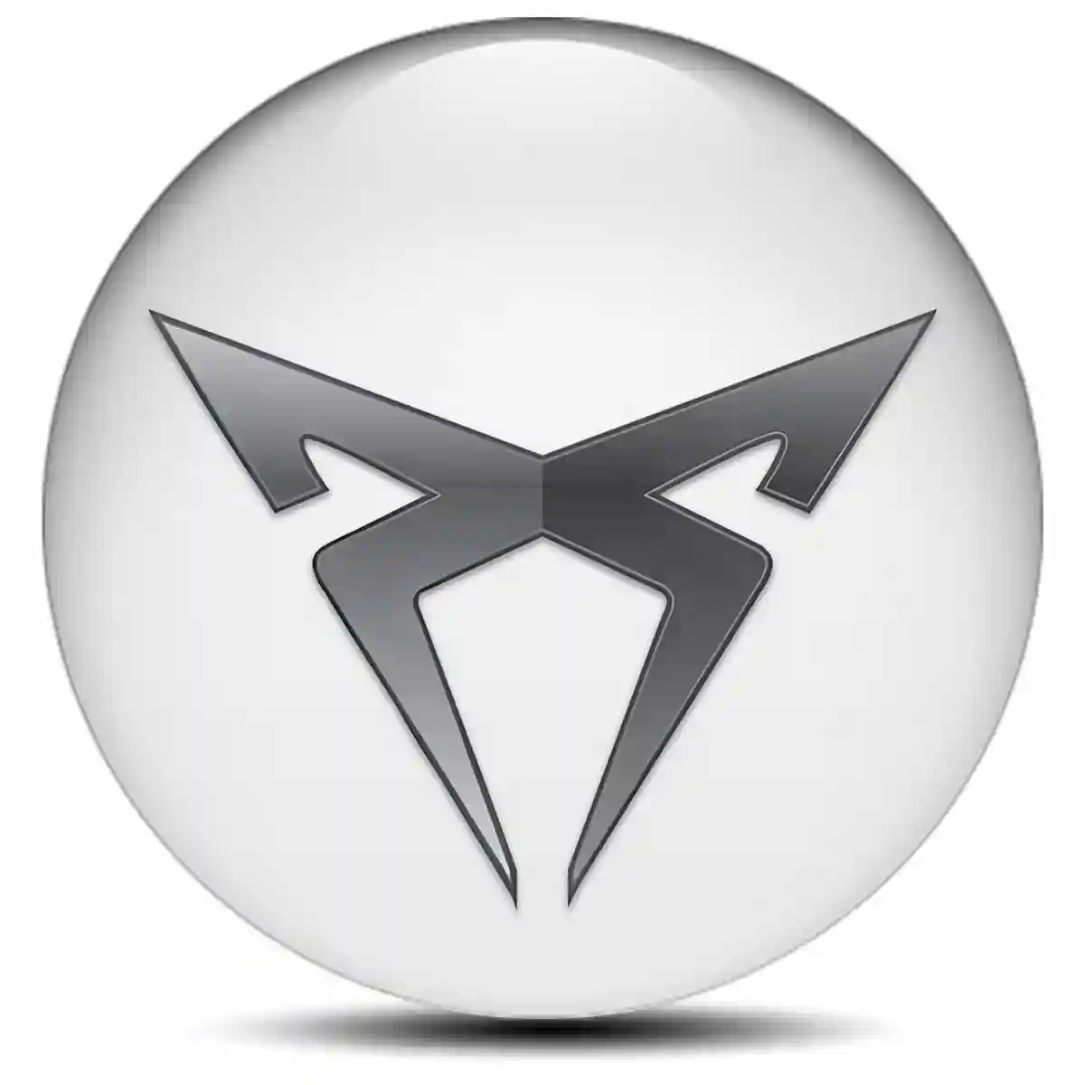Cupra Logo Silicone Sticker Self-Adhesive High Quality