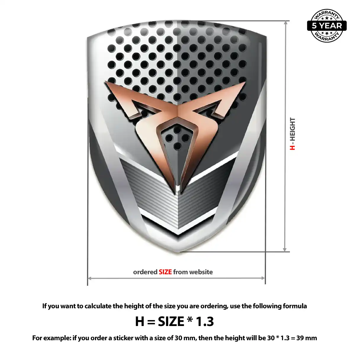 Cupra Logo Sticker Superior Craft