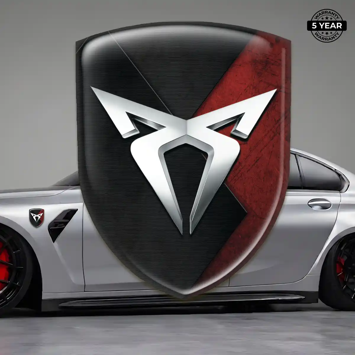 Cupra Polyurethane Domed Sticker Prime Quality
