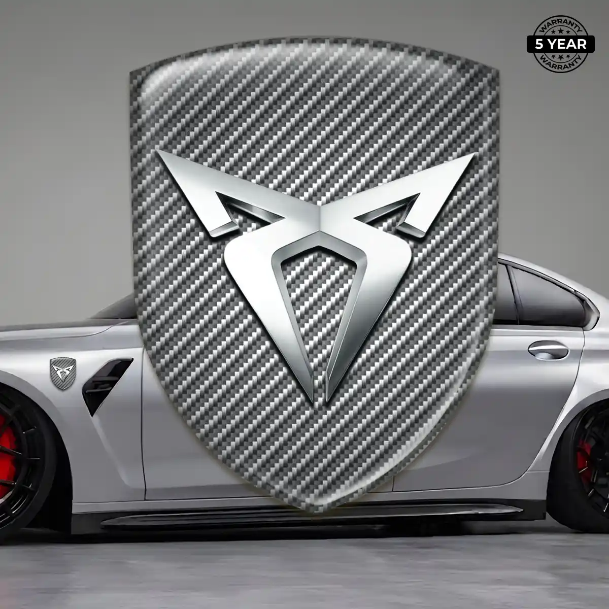 Cupra Polyurethane Domed Sticker Signature Grade