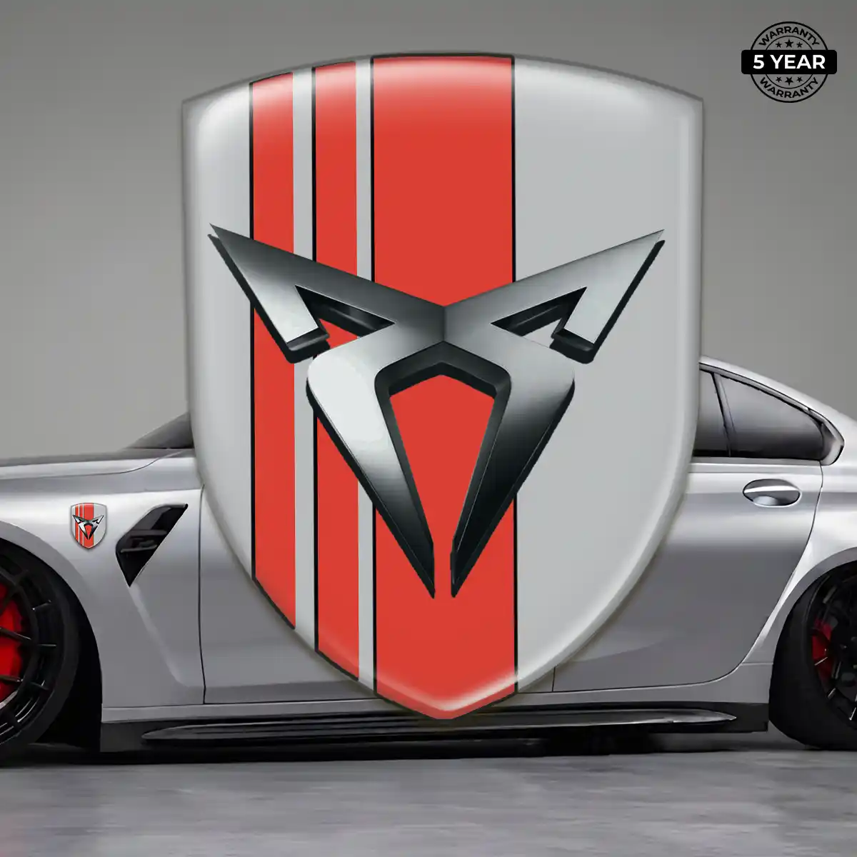 Cupra Polyurethane Domed Sticker Superior Craft