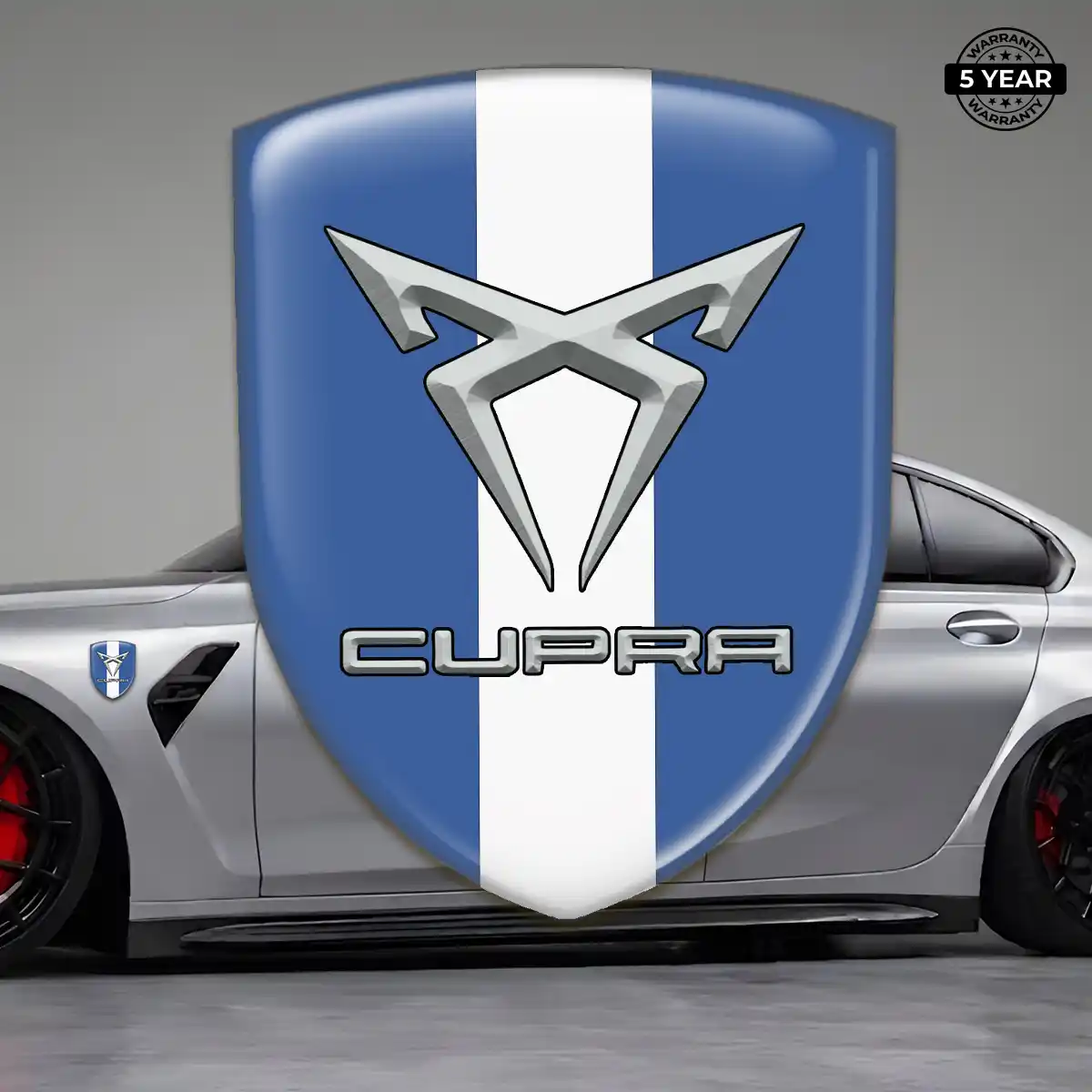 Cupra Resin Badge Sticker Elite Finish