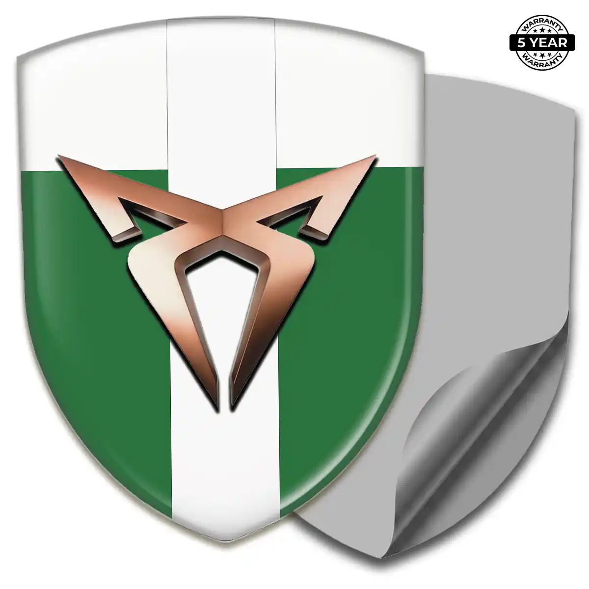 Cupra Resin Badge Sticker Sleek Style