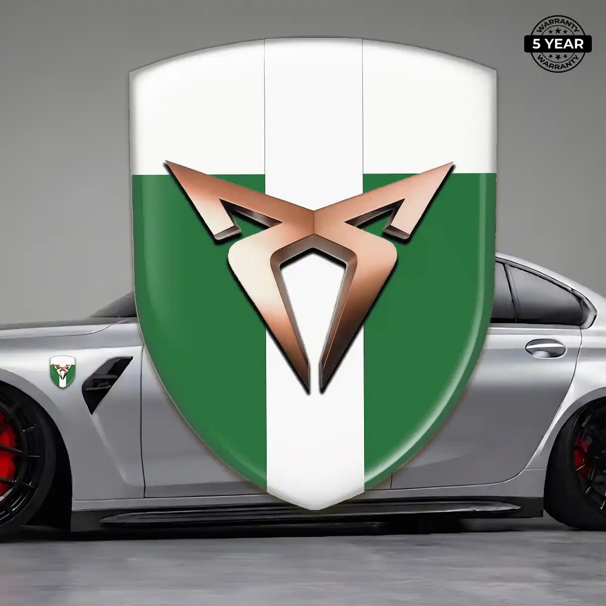 Cupra Resin Badge Sticker Sleek Style
