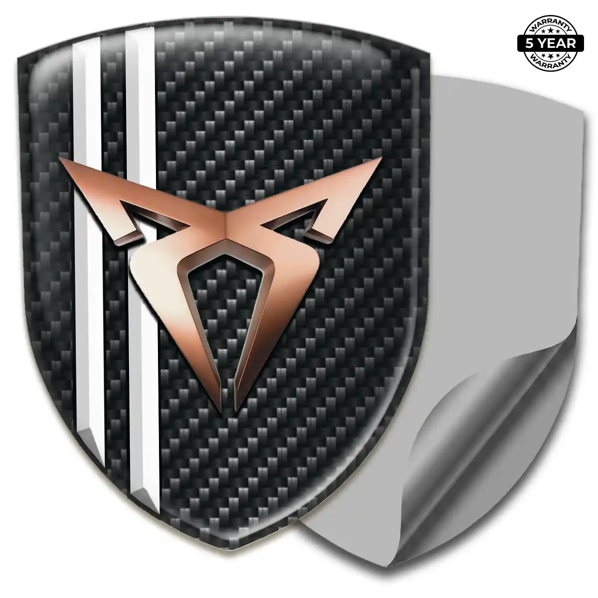Cupra Resin Domed Sticker Elite Finish