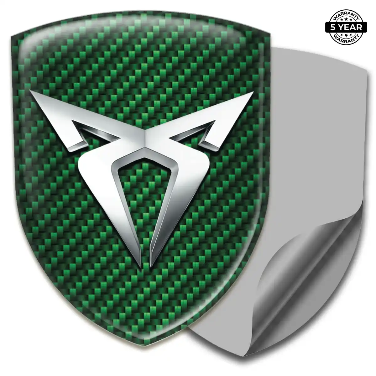 Cupra Resin Domed Sticker Prime Quality