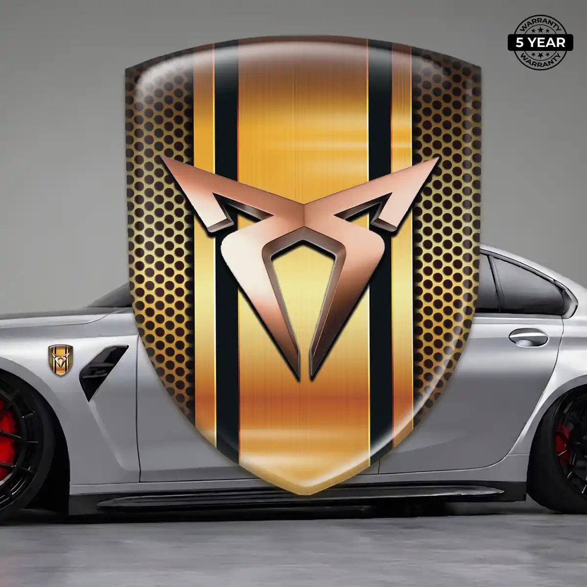 Cupra Resin Domed Sticker Refined Design