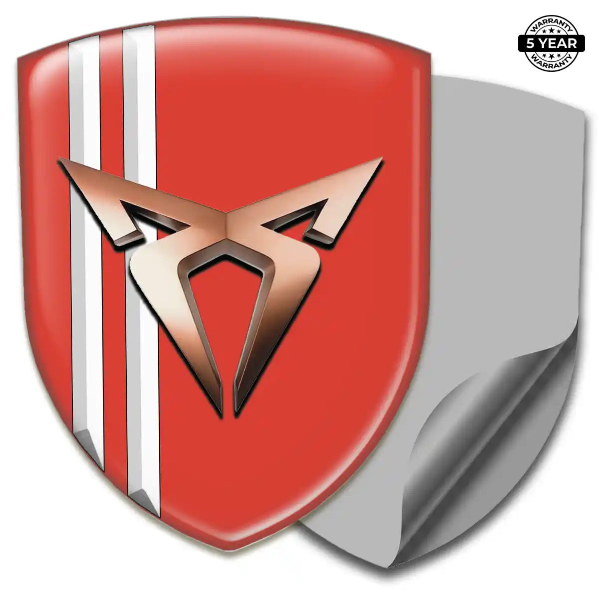 Cupra Resin Domed Sticker Signature Grade