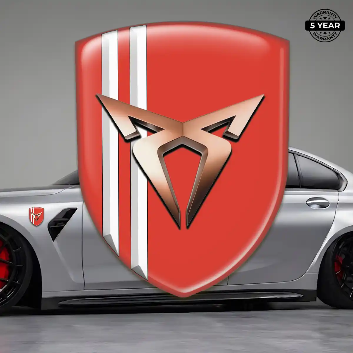 Cupra Resin Domed Sticker Signature Grade