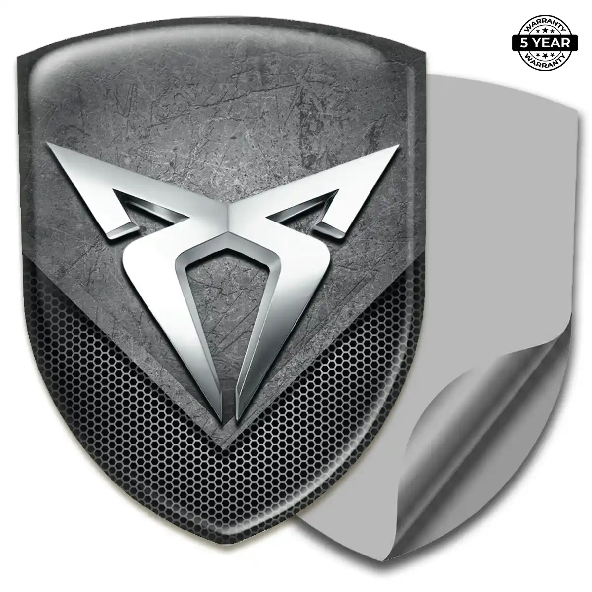 Cupra Resin Domed Sticker Sleek Style