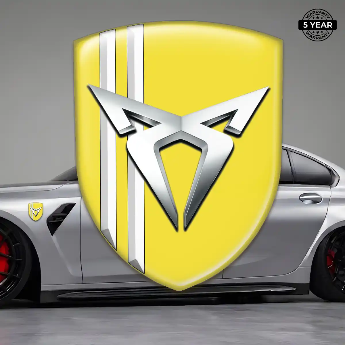 Cupra Resin Emblem Sticker Elite Finish