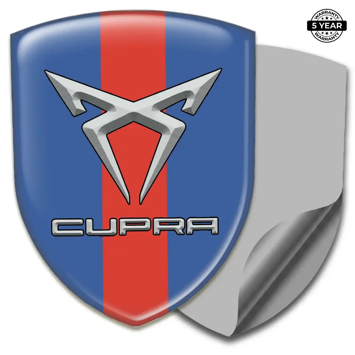 Cupra Resin Emblem Sticker Refined Design