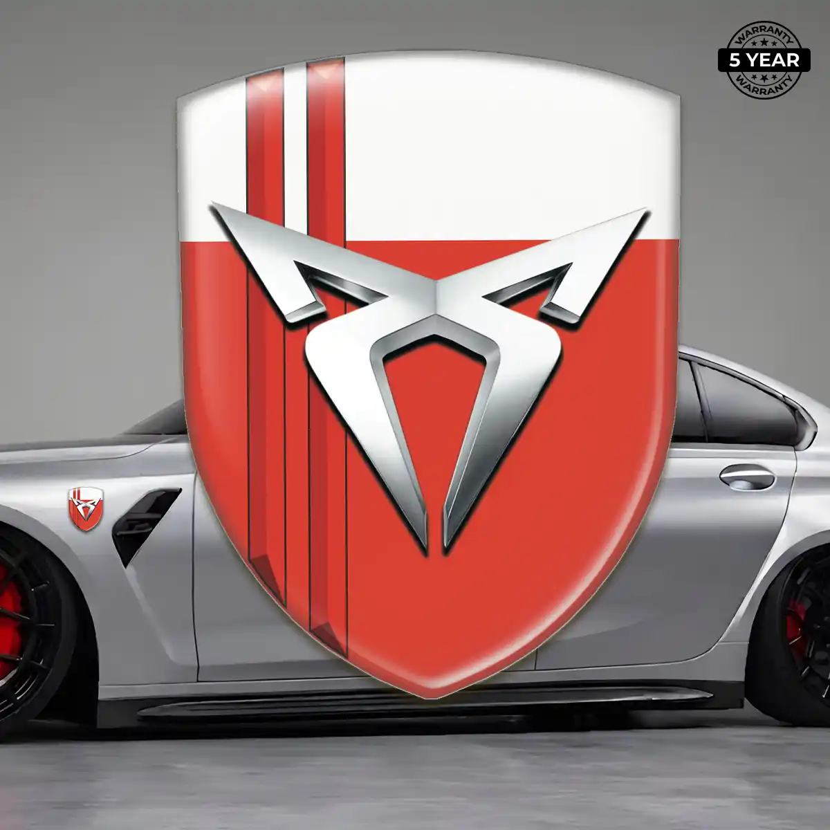 Cupra Resin Emblem Sticker Signature Grade