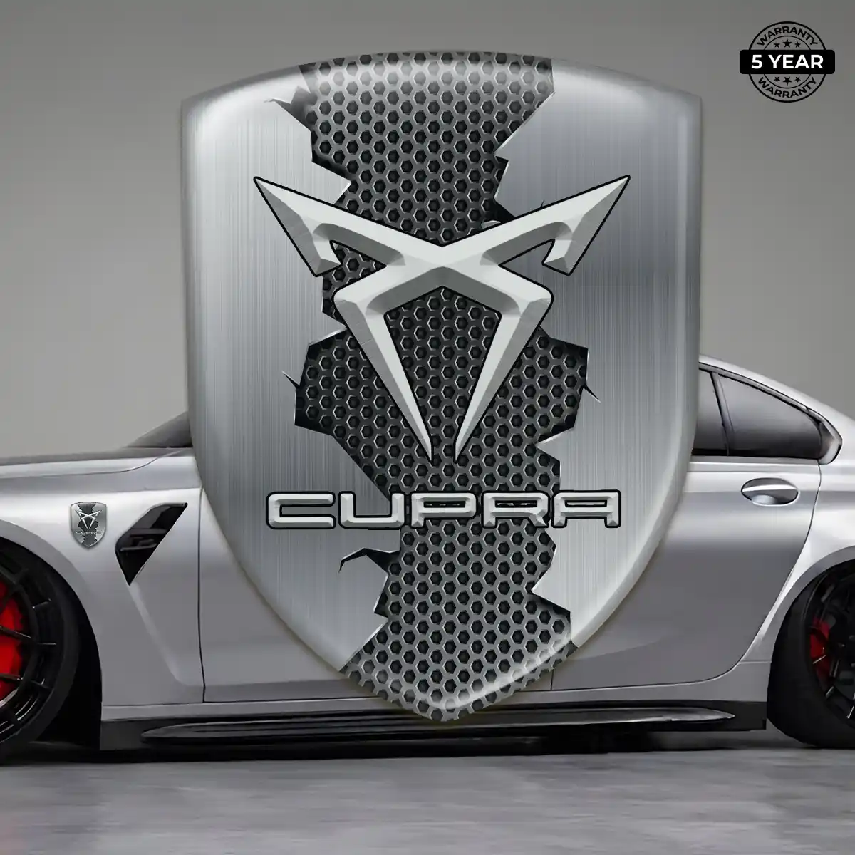 Cupra Resin Emblem Sticker Superior Craft