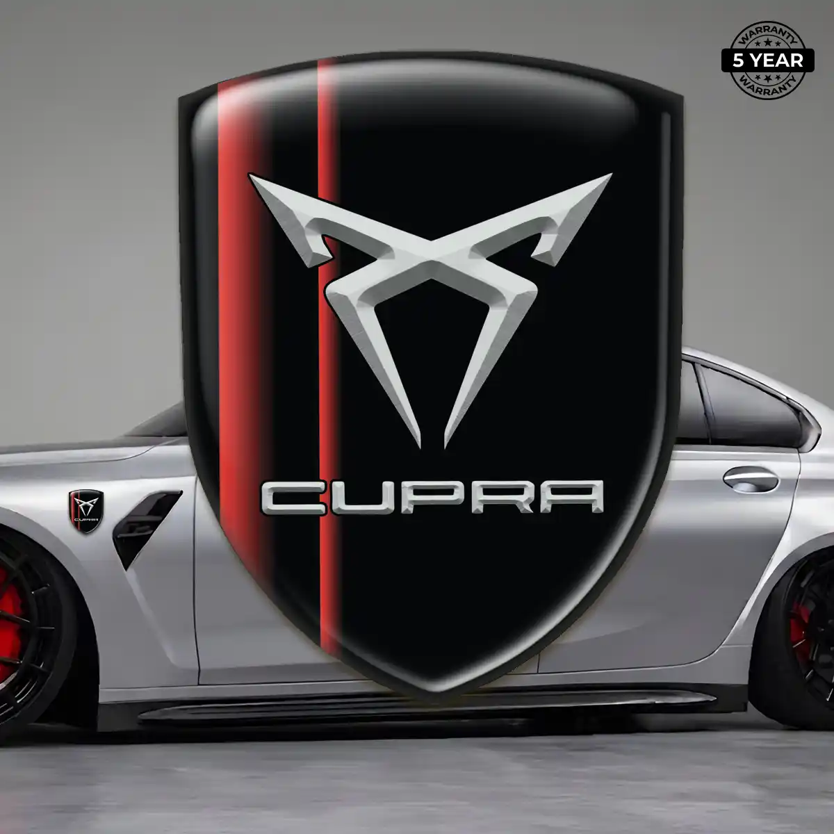 Cupra Self Adhesive Emblem Sticker Sleek Style