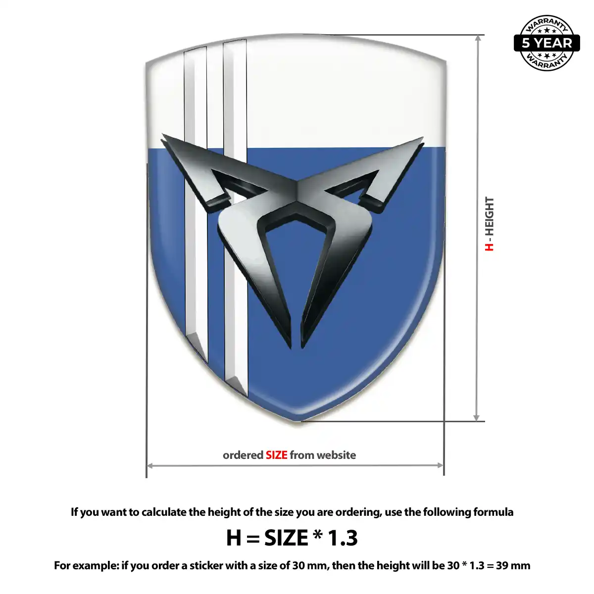 Cupra Silicone Badge Elite Finish